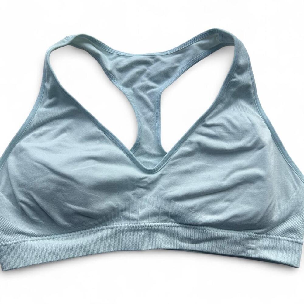 Light blue Under Armour bra XL Womens EUC active sportswear